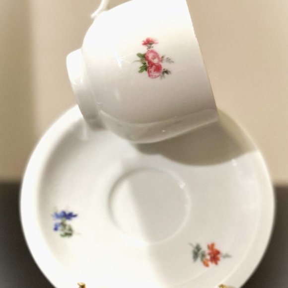 Miniature Teacup and Saucer, Bareuther Waldsassen - Picture 2 of 8